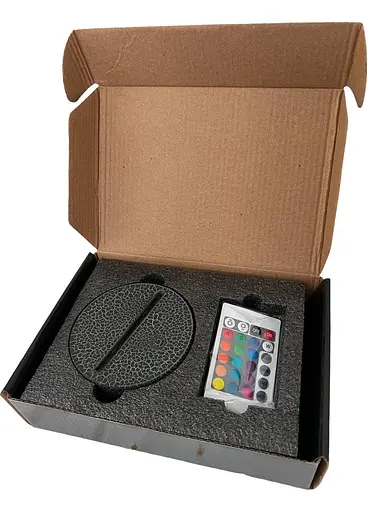 Светильник ночник 3D Hello kity, RGB 16 цветов, USB - фото 4