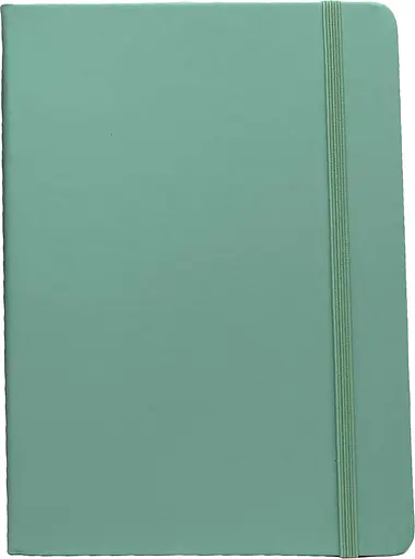 Блокнот, А5, на резинке, кожзаменитель Деловой, 70 г/м², клетка (в ассортименте)