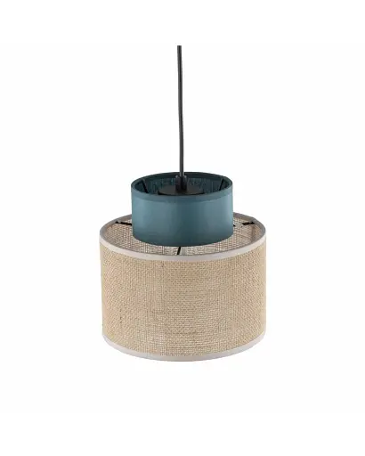 Підвісний світильник, люстра Tk Lighting 3257 Duo Juta E27 1x15W IP20 Бежевий - фото 3