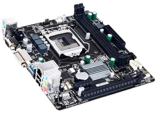 Материнская плата Gigabyte GA-H81M-S2V LGA 1150 (GA-H81M-S2V) Б/У - фото 3