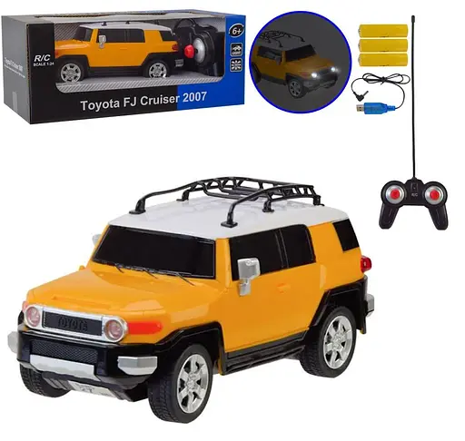 Машина на радіокеруванні, акумулятор 1:24, Toyota FJ Cruiser, 20x9x7 см, 27055 (В асортименті)