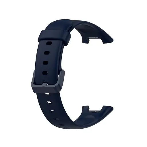 Силіконовий ремінець Tamister для Xiaomi Mi Smart Band 7 Pro Midnight blue - фото 3