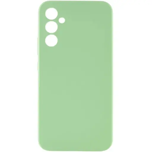 Чехол Lakshmi Silicone Cover Full Camera (AAA) для Samsung Galaxy S24 Мятный / Mint