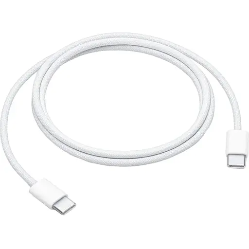 Кабель Apple USB-C Woven Charge 1m OEM (MQKJ3) білий [100555]
