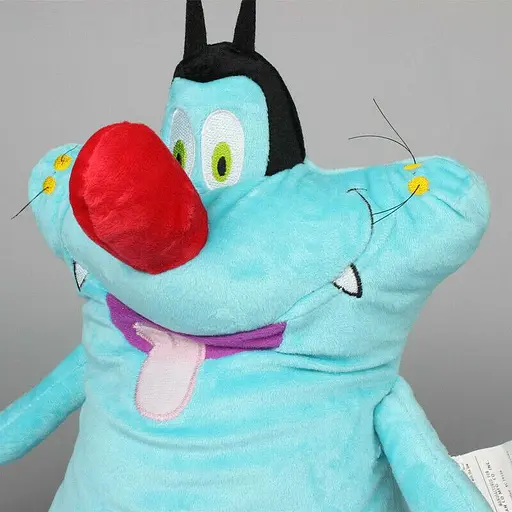 М'яка іграшка 38 см Кіт на ім'я Оггі мультфільм Оггі і таргани Oggy et les Cafards cartoon ОС - фото 5