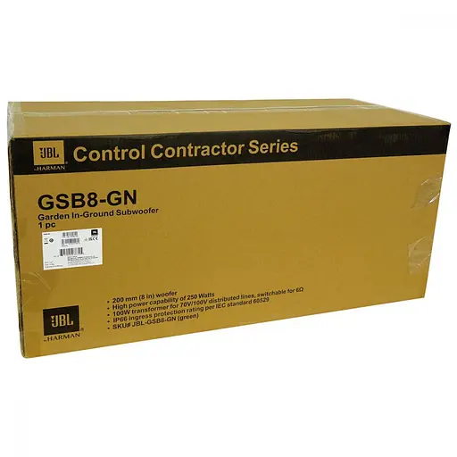 Сабвуфер пасивний JBL GSB8 Green (JBL-GSB8-GN) - фото 8
