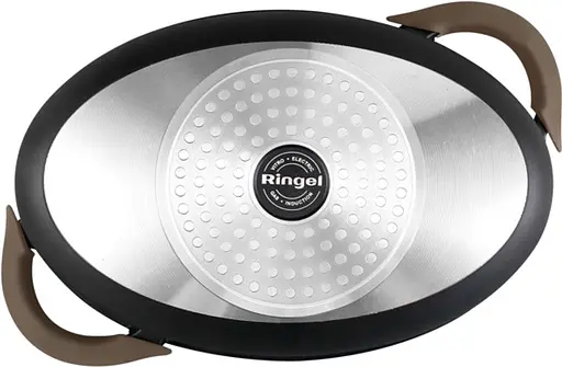 Гусятниця з кришкою сковородою Ringel Meyer 8.4л алюмінієва 40x27x18.5 см - фото 3