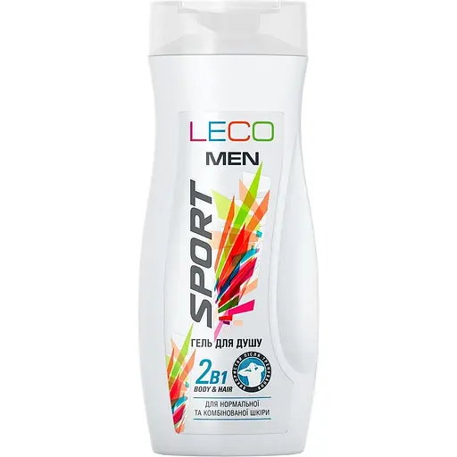 Гель для душу Leco Sport для чоловіків 250 мл - фото 1