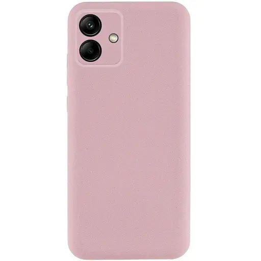 Чехол Getman TPU Liquid Silk Full Camera для Samsung Galaxy A06 Розовый/Pink Sand