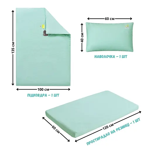 Комплект постільної білизни Papaella в ліжечко дитячий (8-35772*002) - фото 2