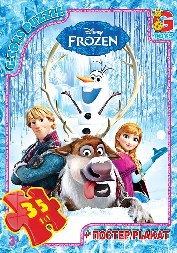 Пазлы G-Toys Frozen, 35 элементов, FR001