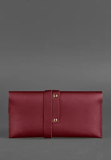 Кожаный тревел-кейс Voyager 1.2 бордовый Краст - фото 4