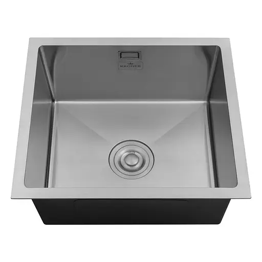 Кухонная мойка Kroner KRP Gebürstet - 4843HM (3,0/1,0 мм) (CV022799) - фото 2