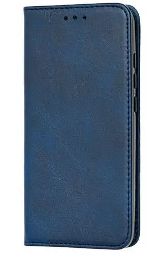 Чохол-книжка для смартфона Xiaomi Redmi 12C, Premium Leather Case Dark Blue - фото 1