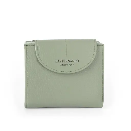Гаманець жіночий шкіряний маленький Las Fernando 110-103 G3 м'ятний - фото 1
