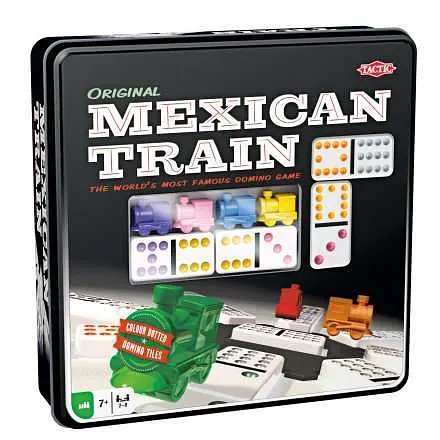 Настольная игра Tactic Мексиканский Поезд (в металл. коробке) (Mexican Train) (54005)
