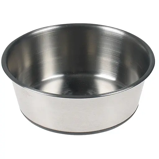 Миска для тварин TatraPet із нержавіючої сталі з прогумованим дном 550 мл 11 см 