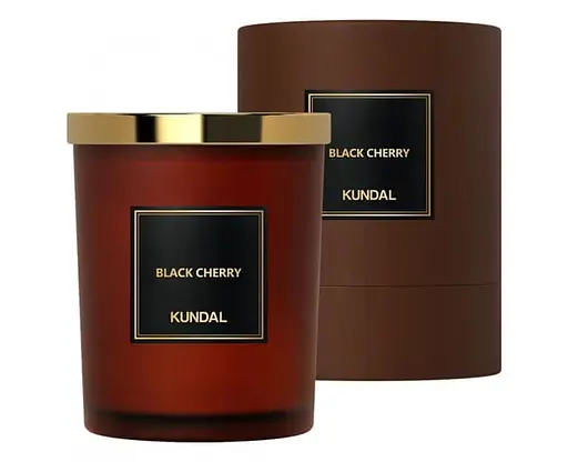 Соєва аромасвічка Perfume Natural Soy Candle Black Cherry Kundal 500 г - фото 3