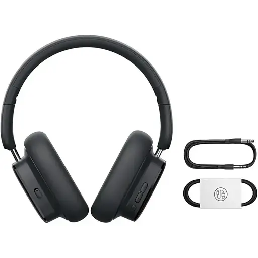 Навушники Baseus Bowie H1i Noise-Cancellation Wireless Headphones Cluster Black - фото 3