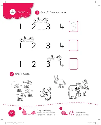 Learning Stars Level 1 Maths Book - фото 4