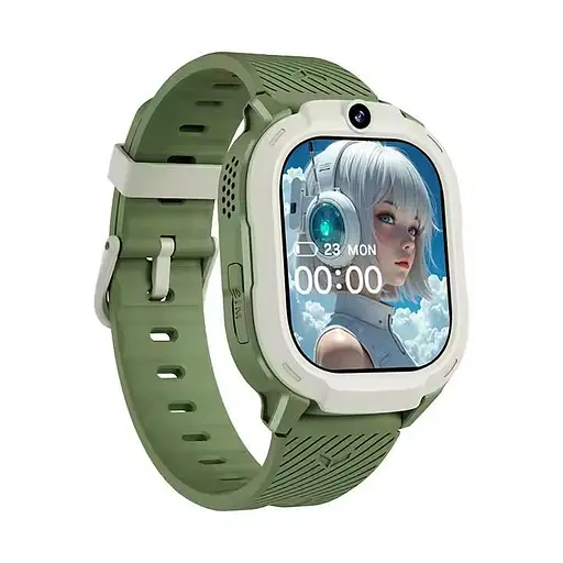 Дитячий смарт-годинник Lemfo T70 S з 4G прослуховуванням відеодзвінком і GPS-трекером Зелений - фото 3