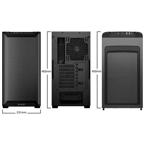 Корпус be quiet Pure Base 501, Airflow Black, Midi Tower, без БЖ, RGB, для ATX, Micro ATX, Mini ITX, Type-C, 2xUSB 3.2, макс. CPU-178 мм/VGA-368 мм, 2x140 мм Pure Wings 3, боковая панель из закаленного стекла BGW74 - фото 4