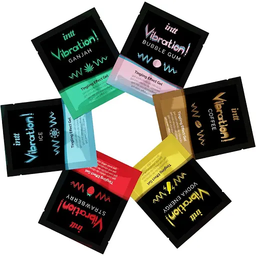 Набір пробників рідкого вібратора Intt Vibration Six Flavor Mix (12 по 5 мл) - фото 2