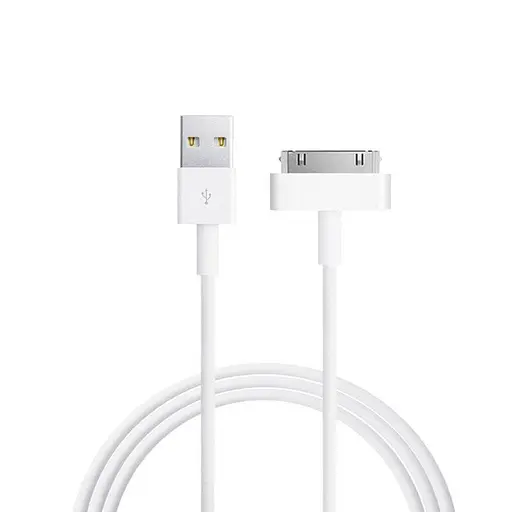 Кабель для iPhone USB to 30pin 1 м белый