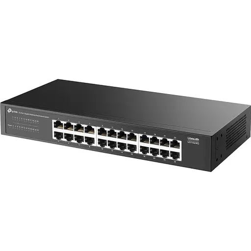 Коммутатор TP-Link 24-портовий гигабитний настильний/стийковий (LS1024G) - фото 3