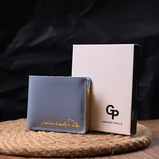 Кожаный портмоне Grande Pelle 11.5х9х2.5 см acs0024165 - фото 8