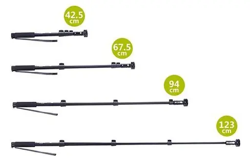 Штатив монопод + трипод Yunteng YT-2288+ (монопод Yunteng YT-1288 + трипод Yunteng YT-288) - фото 3