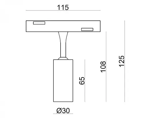 Світильник магнітний трековий Kloodi KDMG-SPOT30 3W 3K BK - фото 3