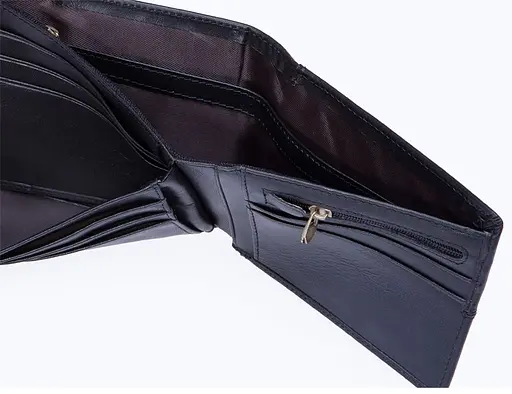 Мужской кожаный кошелек Vintage 12х10х2 см acs0016093 - фото 6