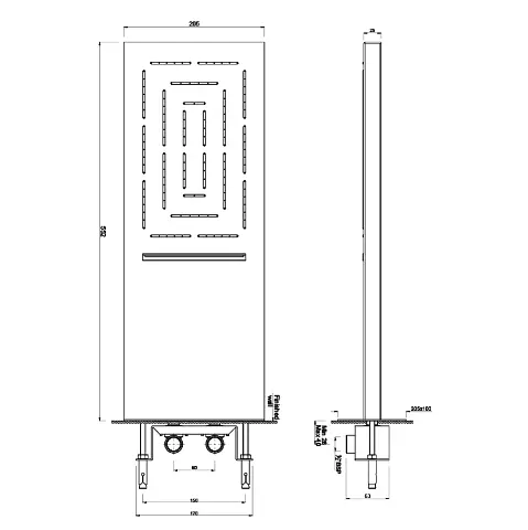 Верхний душ Jaquar Maze OHS-CHR-1649, Хром - фото 2
