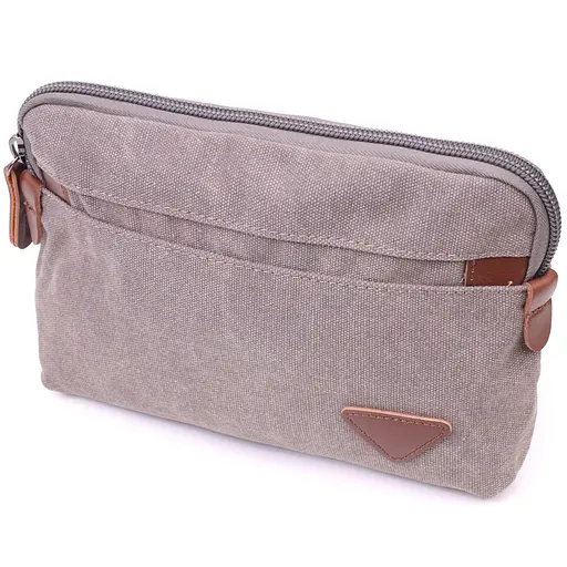 Чоловічий місткий барсек з текстилю 24х16х3 см Vintage 24х16х3 см sum0021446 - фото 1