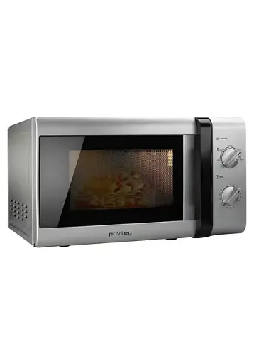 Микроволновая печь PRIVILEG 148438 стильный дизайн и 5 уровней мощности - фото 3