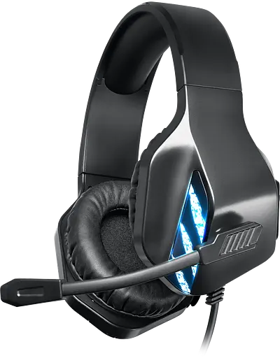 Ігрові навушники Defender Rival 2.2м з мікрофоном та підсвічуванням (Чорний) - фото 2