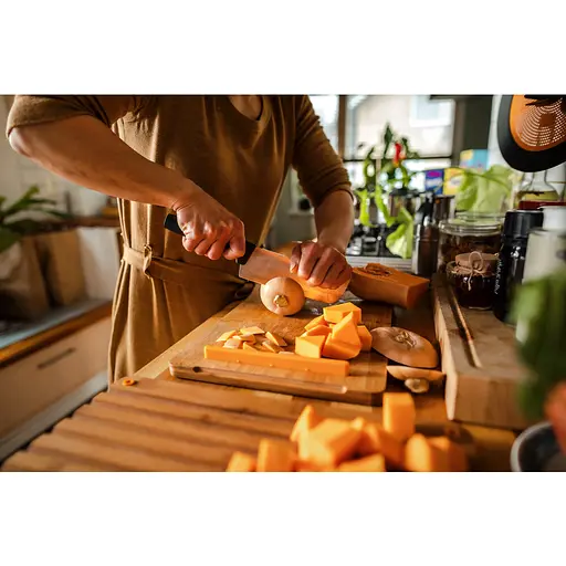 Нож кухонный поварской Fiskars Nakiri Functional Form 15.8 см, нержавеющая сталь, пластик, черный kuh0014590 - фото 4