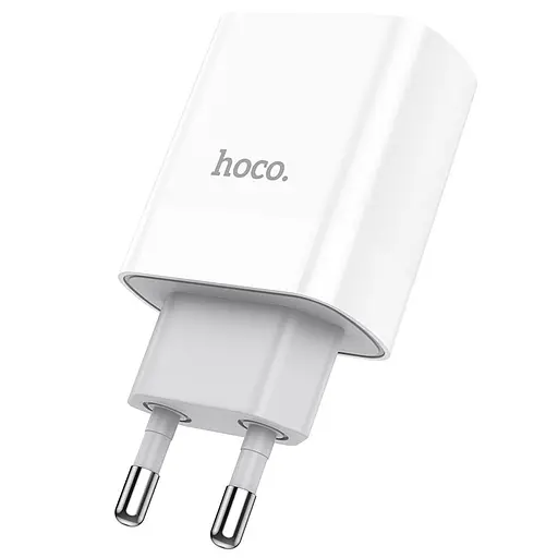 СЗУ Hoco C80A Plus Rapido PD20W+QC3.0 (1USB-A/1C) White - фото 2