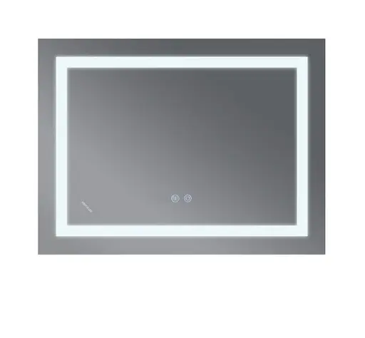 Дзеркало Mixxus WARM MR12-80x70-REVERSE з LED Touch, Anti-fog, димером, регулюванням яскравості (MI6936) - фото 2