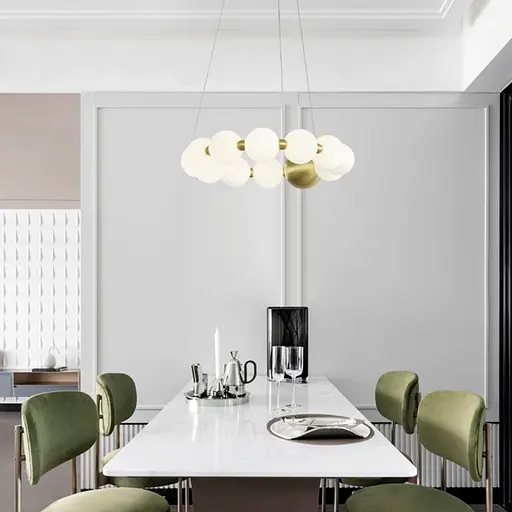 Люстра підвісна Mysa Pearl 3500К 80 см Line F MJ 10-800 - фото 1