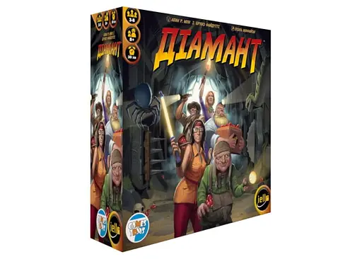 Настольная игра Games 7 Days Алмаз (Диамант, Diamant, Incan Gold) (укр.) (DT001U)