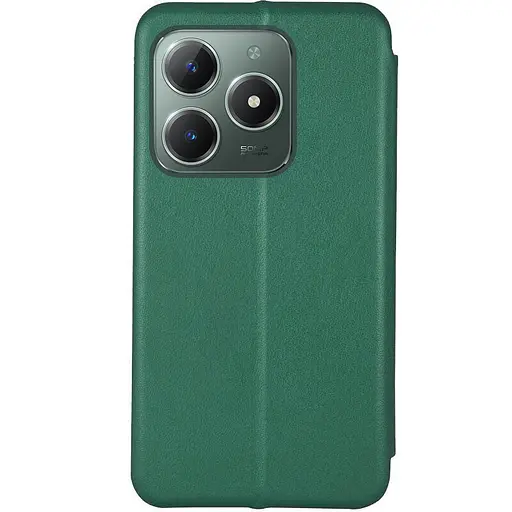 Кожаный чехол-книжка Epik Classy для Realme Note 50 5G Зеленый - фото 2