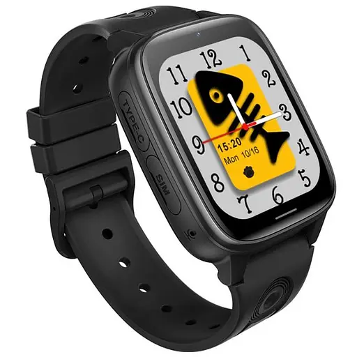 Смарт годинник-телефон дитячі Wonlex CT23 з відеодзвінком WI-FI GPS SIM-карта Black (18356) - фото 2