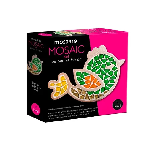 Дитячий набір для творчості кришталева мозаїка Птах Mosaaro MA1005 - фото 1