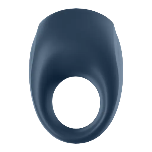 Эрекционное кольцо Satisfyer Strong One Ring Vibrator 7.4 см синий - фото 4