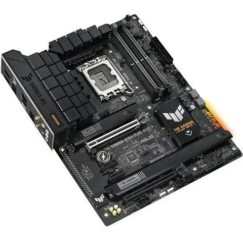 Материнская плата Asus TUF Gaming LGA1700, B760-PLUS WIFI, B760, 4xDDR5, Int. Realtek 7.1, Realtek 2.5Gb, WiFi 6, Bluetooth 5.2, 7xUSB3.2/3xUSB2.0, HDMI/DP, ATX - фото 5