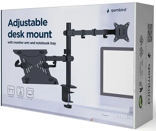 Кронштейн для монітора Gembird MA-DA-03 - фото 3