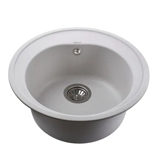 Гранітна мийка Globus Lux Martin перлина 510мм 000022411, Сірий - фото 3