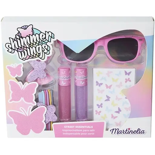 Набір аксесуарів і блисків для губ Martinelia Shimmer Wings Street Essentials (11951) (8436591927846) - фото 1